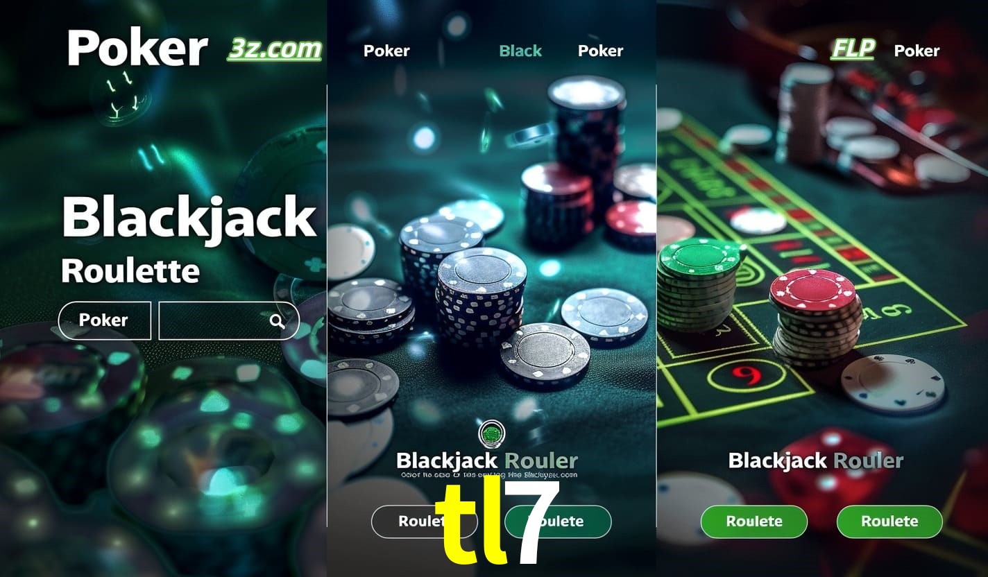 Cassino online tl7 com Poker, Blackjack e Roleta ao vivo para jogadores do Brasil